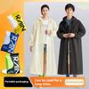 1PC Long Raincoat Unisex Adult For Tourism Hiking Non Disposable Thickened Rain Gear Waterproof Outdoor Travel Universal