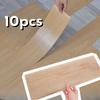 10pcs 15.2x40cm Vintage Wood Grain Self-Adhesive Floor Stickers - Waterproof, Non-Slip, Peel & Stick Resin Wall Stickers