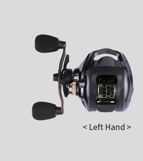 New Metal Spool Baitcasting Fishing Reel High Speed Gear Carp Drag Reel Saltwater Fishing Reel WB1000&Left Hand