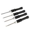 4 Stück Schraubendreher Ultraharter Rutschfester Griff Langlebig Rostfrei Schraubendreher-Set zum Reparieren Typ A