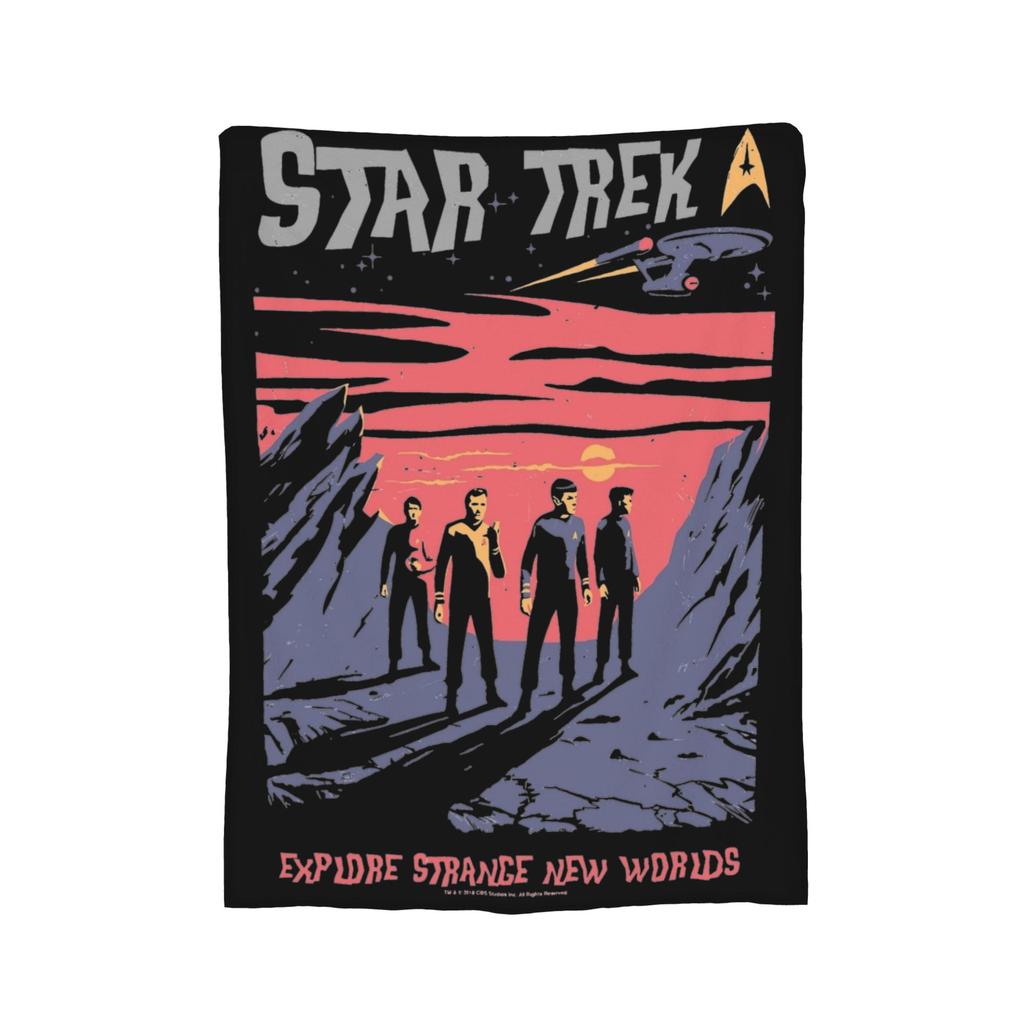 Stars Treks Deep Space Nine Space Blanket Fleece  Multi-function Lightweight Thin Throw Blanket for Bed Couch Bedspread