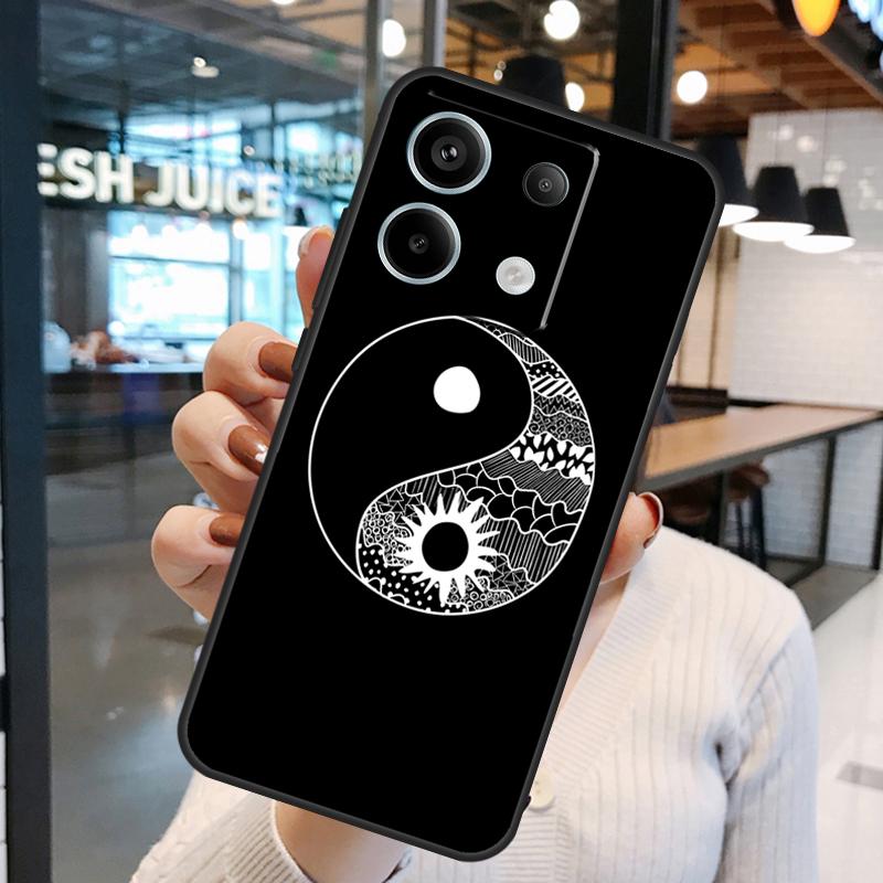 Eight Diagrams Taiji Yin Yang Cover For Xiaomi Redmi Note 13 Pro 12 11 9 10 Pro 9S 10S 11S 12S Redmi 12 10C 12C 13C Case