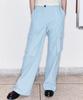 Oioi Collection Pocket String Cargo Pants [Sky Blue]