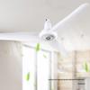 High Power Ceiling Fan with Plastic Blades & Remote, Ideal for Home, Restaurant, Bedroom, Living Room, Workshop, and Hall