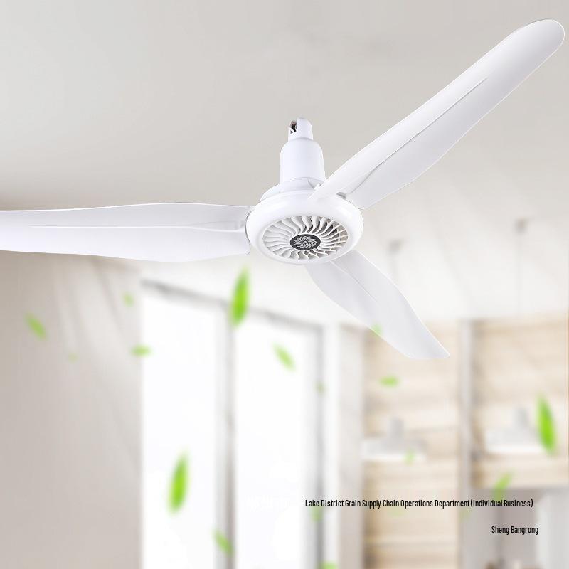 High Power Ceiling Fan with Plastic Blades & Remote, Ideal for Home, Restaurant, Bedroom, Living Room, Workshop, and Hall