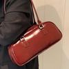 Boston Bag Large Capacity 2024 New Handbag Single Shoulder Bag Women's Versatile Pillow Bag Urban Minimalist Style