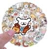 105 New Styles of Line Puppy Cartoon Graffiti Stickers Decorate Refrigerator Skateboard DIY Personalized Stickers