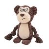 Squeaky Plush Cotton Rope Dog Toy For Interactively Play Teeth Cleaning And Anxieties Relief In Small Media Dog