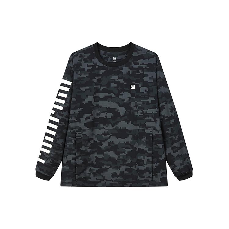 FILA Sweatshirt Men s Pitch Black A11M031224GPT XL