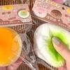 Simulation Egg-yolk Pastry Squeeze Toy Anxiety Stress Relief Fake Food Sensory Fidget Toy Slow Rising Decompression Gadgets