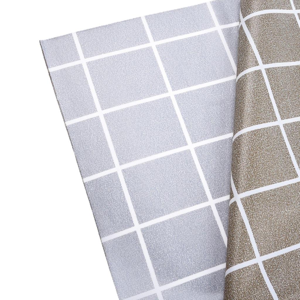 PVC Plastic Plaid Tablecloth Waterproof and Scaldproof for Hassle Cleanup