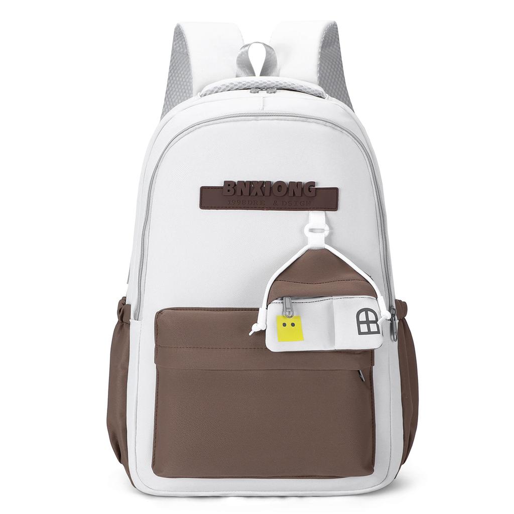 Schoolbag New Backpack Women's Leisure Large Capacity Outdoor Travel Backpack College Style Junior High School Student School Bag Women
