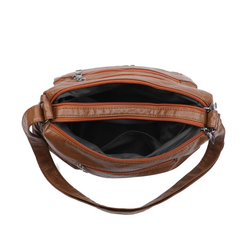 Multi-compartment Simple All-match Middle-aged and Elderly Mother's Large-capacity Casual Shoulder Crossbody Bag