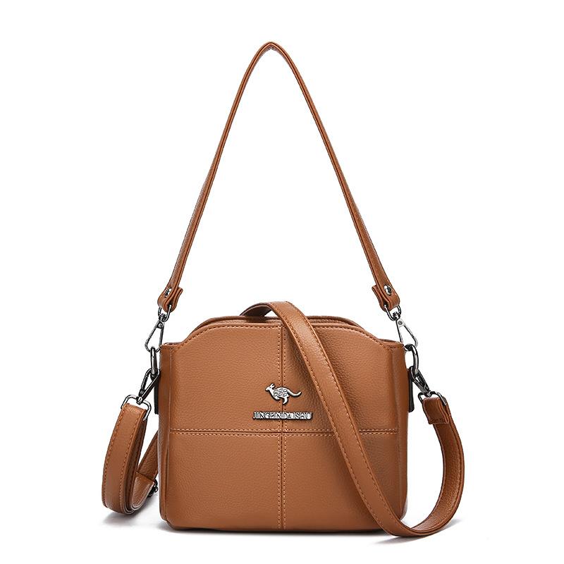 Large-capacity Small Square Bag, Women's Single-shoulder Bag, High-end, Fashionable and Elegant Crossbody Bag, Mom and Girl Bag