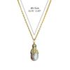 Marine Octopus Jellyfish Pendant Necklace For Women Girls Vintage Natural Pearls Marine Life Necklaces Fashion Jewelry