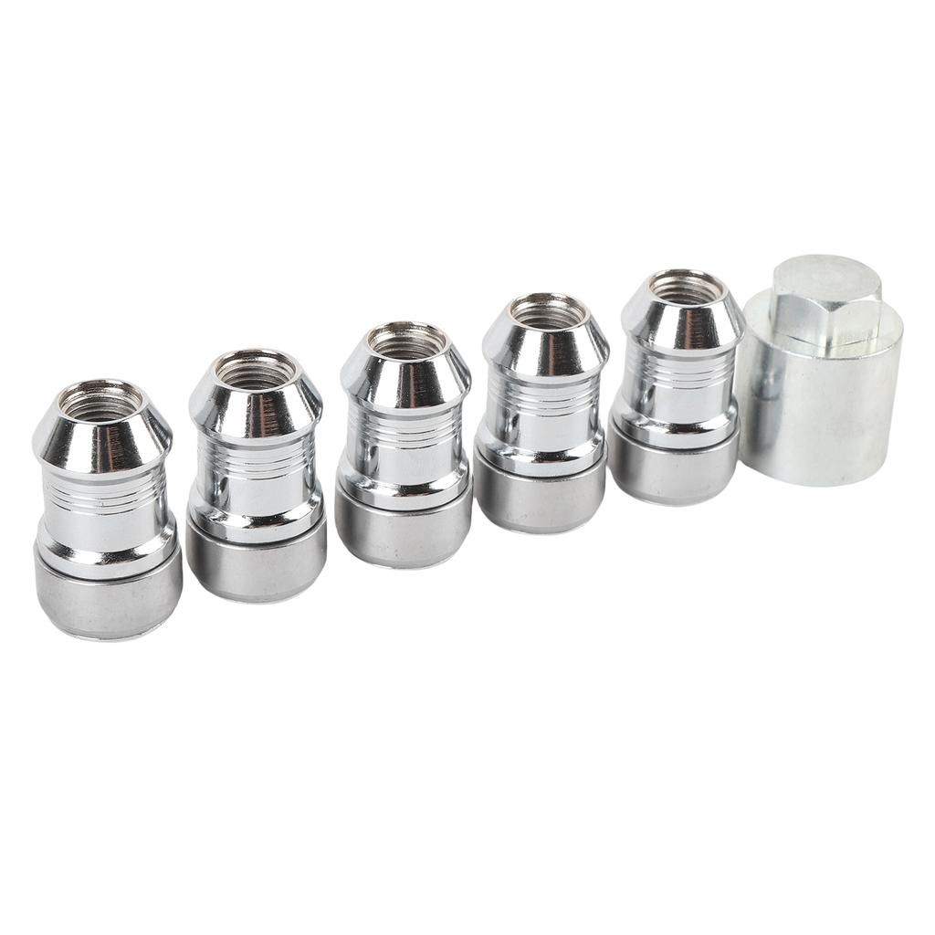 Wheel Lock Set with Key 82215711 Anti Theft Locking Lug Nuts Replacement for JL JT 2018 2025