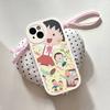 Catoon Chibi M-Maruko ChanS Phone Case For IPhone 16 15 14 13 12 11 Pro Max Plus Shockproof Leather Cover