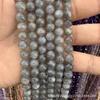 Natural Gray Moonstone and Labradorite Round Beads for DIY Jewelry - Popular Style, Semi-finished Accessories