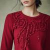 Элегантная хлопковая футболка с кружевной отделкой