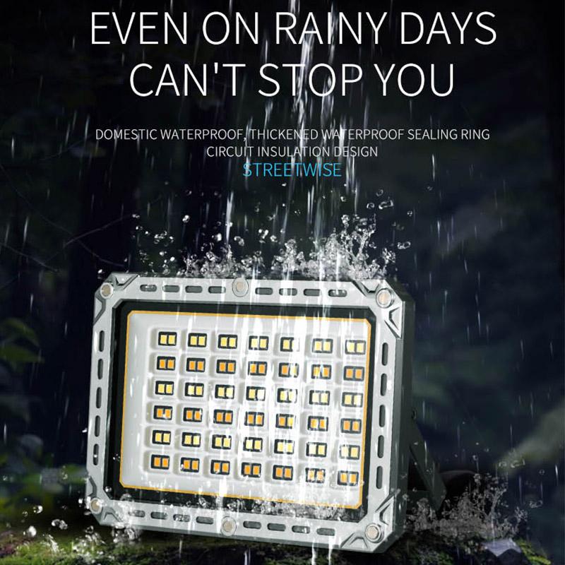 High Brightness 4000mAh Portable Lanterns Rechargeable Magnetic Work Lighting Lamp Camping Waterproof Emergency Tent Flood Light