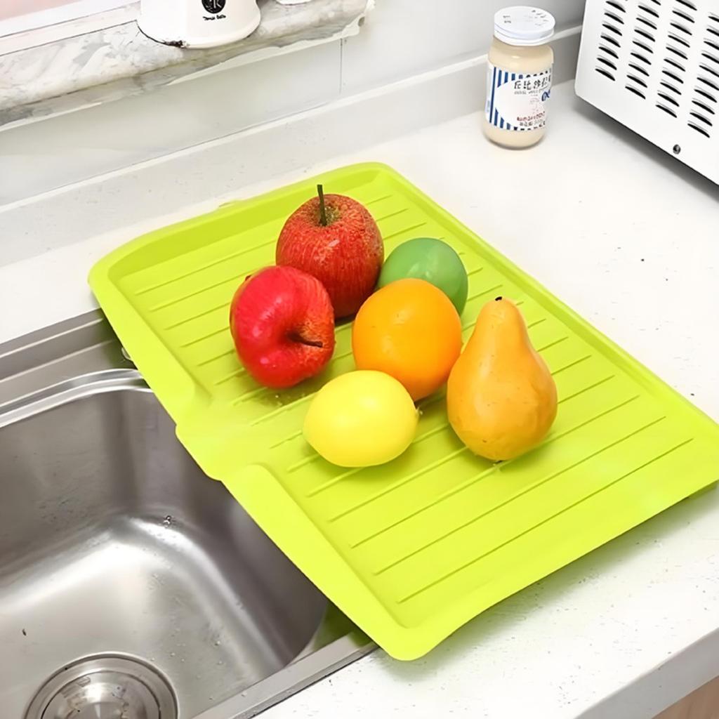 Multifunctional Draining Rack Kitchen Sink Organizer for Dishes Cutlery Fruit Vegetables Draining Tray Large Kitchen Accessories