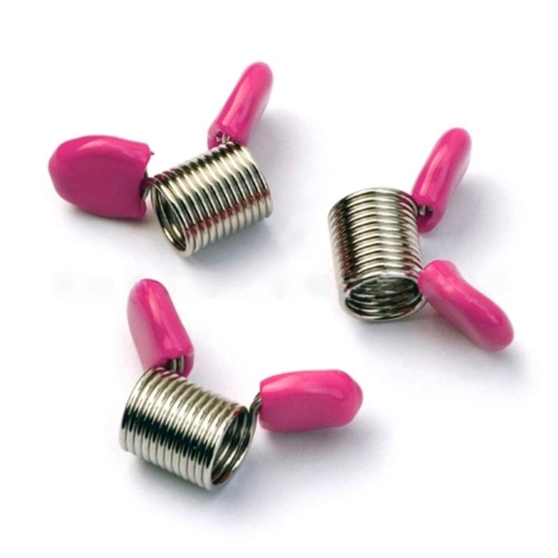 Pack of 6 Large Eye Curved Beading Needle and Beads Ends Accessory Designed for Bead Spinners and Jewelry Creation