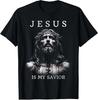 Herren- und Damen-T-Shirts NEU LIMITIERT Gesicht Jesu Shirt Gott Mein Retter Klassisch Bestes Geschenk T-Shirt S-3XL