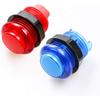 2 Player led arcade buttons and joysticks DIY kit 2x joysticks + 20x led arcade buttons game controller kit for MAME and Raspberry Pi - Red + Blue