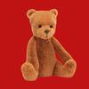 Shy Series Ginger Bear Cute Companion Doll Plush Doll 17cm/27cm Height