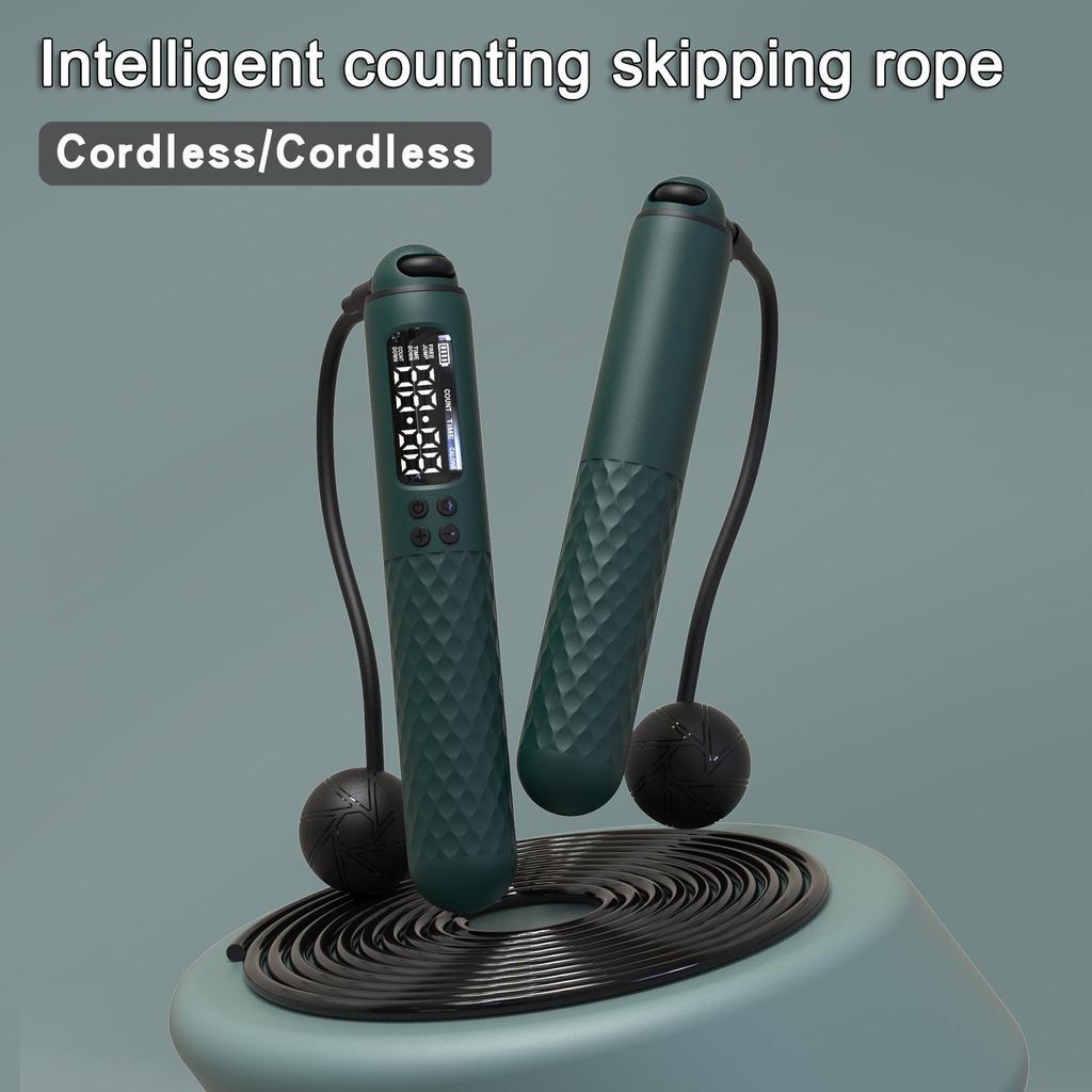 Smart Cordless Jump Rope for Adult Fitness & Student Training