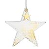 Räder Glass Star Ornament Stardust Elegant Hanging Decorative Pendant for Home and Holiday Decor 95x85mm