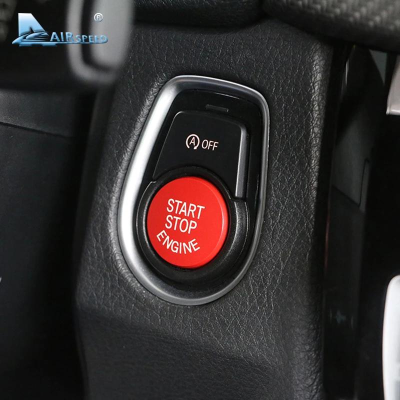 Carbon Fiber Engine Start Button Sticker for BMW 3 Series 5 Series X1 X3 X5 X6 2004-2024
