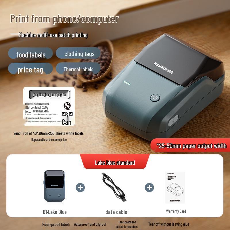 Jingchen B1 Food Label & Clothing Tag Barcode Printer