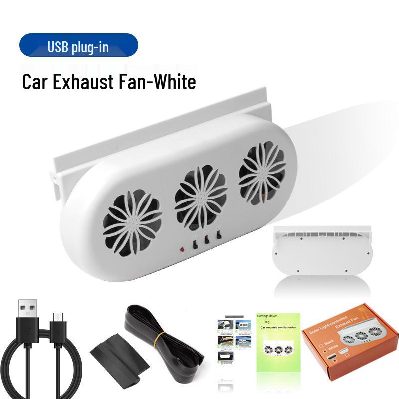 Solar-Powered Car Ventilation Fan for Enhanced Air Circulation