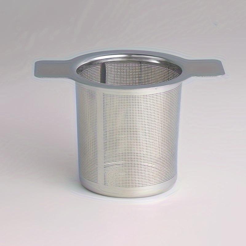 Stainless Steel Tea Infuser Mesh Strainer With Large Capacity & Perfect Size Double Handles For Hanging On Teapots, Mugs