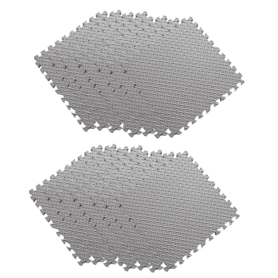 KUUJOJO Fitness with EVA Foam Interlocking Tiles for Mixed Martial Arts, Exercise, and Home Fitness Mats, Floor Liner.