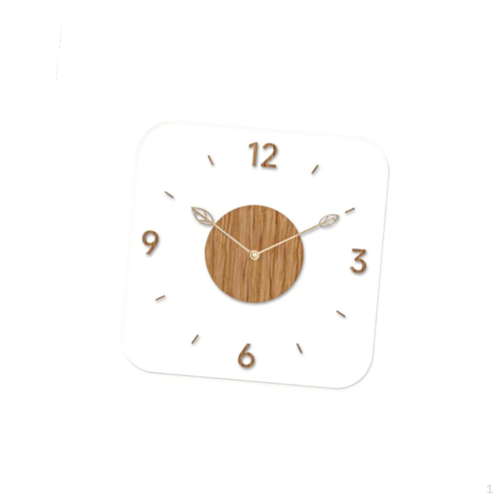 

Acrylic Wall Clock with , Modern Design, Decorative Clock, Nordic Style, Ideal for Square 30cmx30cm