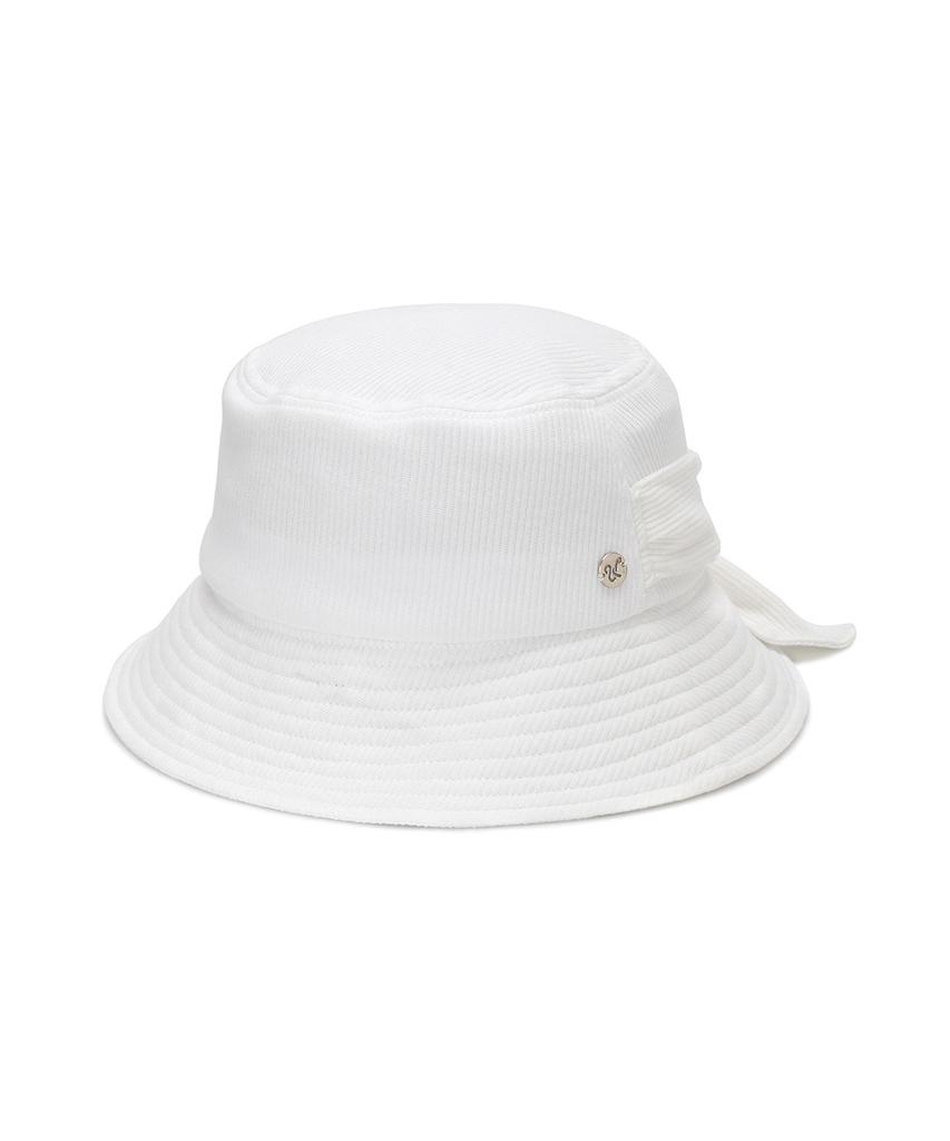 ULUK Silhouette Ribbon Hat_White