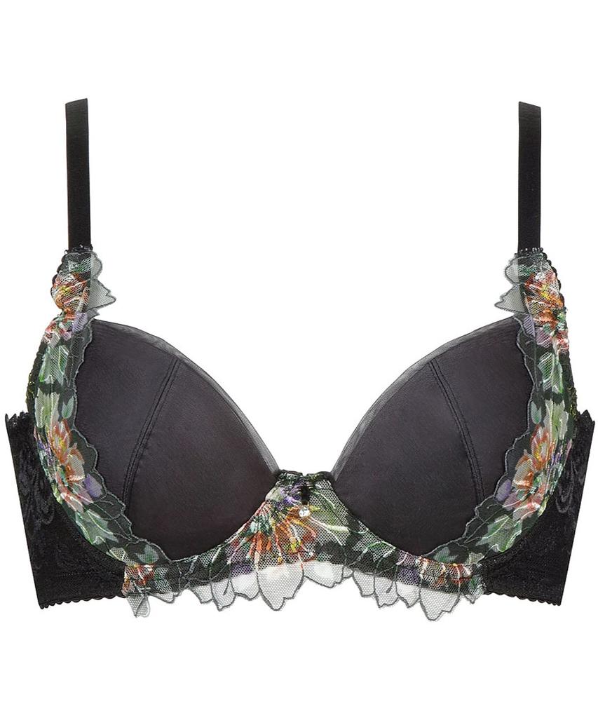 Wing Lesiage 2820 Slimming Silhouette with Underarm Smoothness and Reduced Back Size E75 Wing/Wacoal Bra, Series, Convexity, PB2821, Women's,