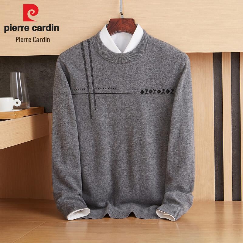 Pierre Cardin Men's Jacquard Wool Pullover Sweater