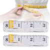 10Pcs 120-inch Body Measuring Tape White Tailor Tape Portable Soft Measuring Tape  For Weight Loss