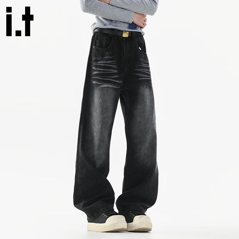 

Fingercroxxit Men s Retro Washed Straight Jeans 3XL