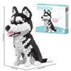 Diy Puzzle Assembly Pet Dog Building Block Simulation Cat Model Children Assembly Miniature Building Block Toy