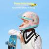 2024 new children's class A helmet cute cartoon motorcycle helmet electric motorcycle available in four seasons