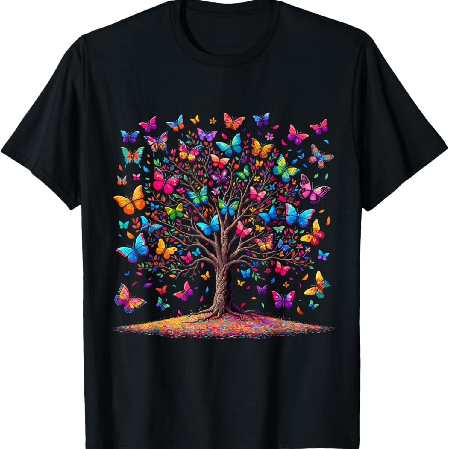 

Butterfly Tree T-Shirt XXXXXL чёрный