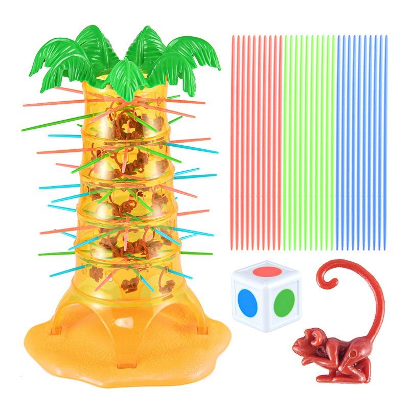 Scimmia sull'Albero Gioco da Tavolo Educativo Interattivo per Bambini Giocattolo per Feste in Famiglia Regalo di Compleanno per Ragazzi e Ragazze