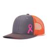 Pink Ribbon Printed Adjustable Baseball Cap Classic Snapback Dad Hat Breathable Trucker Mesh Hat Golf Fishing Outdoor Sun Cap
