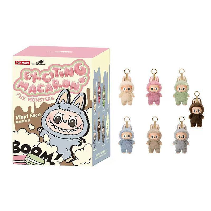 

Bubble labubu tide play blind box labubu плюшевые игрушки виниловое лицо макароны родина высокое качество One blind box