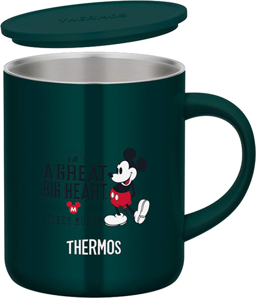 Thermos Vacuum Insulated Mug 350ml Mickey Dark Green DG JDG-350DS