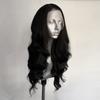 AIMEYA Black Lace Front Wig Natural Hairline 13x4 Long Body Wave Wig Heat Resistant Synthetic Hair Long Body Wave Daily Wear Wig
